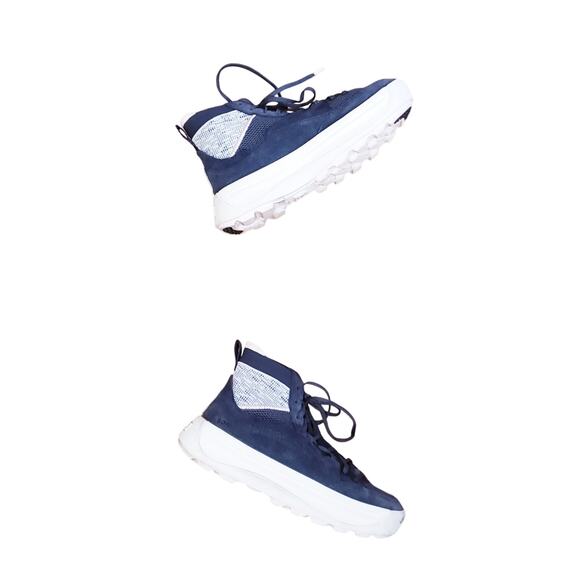 Sorel ONA 503 Knit Mid Sneakers Blue Women's Size 8.5 - Picture 1 of 9